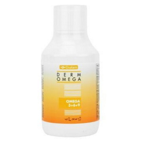 DIAFARM Omega 3+6 na srst pes a kočka dávkovač 250 ml