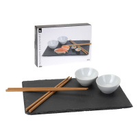 EXCELLENT Sushi set porcelán/břidlice/bambus sada 7ks KO-210000100