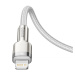 BASEUS kabel Cafule Series, USB-C - Lightning, M/M, nabíjecí, datový, 20W, 2m, bílá - CATLJK-B02