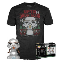 Funko POP! & Tee Box: Star Wars - Holiday Stormtrooper (MT) S