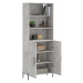 vidaXL Skříň highboard betonově šedá 69,5x34x180 cm kompozitní dřevo