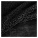 Přehoz na křeslo - sedačku LUXURY černá 70x160 cm Mybesthome