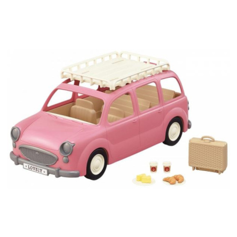 Sylvanian Families Rodinné auto růžové Van Sylvanian Family