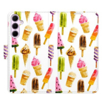 iSaprio Flip pouzdro Ice Cream Pattern pro Samsung Galaxy A35 5G