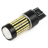 DUAL COLOR Auto LED žárovka T20 W21 / 5W 120 SMD 3014 W21/5W