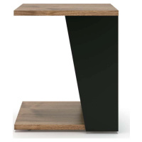 Konferenční stolek s deskou v dekoru ořechového dřeva 40x40 cm Albi - TemaHome