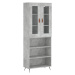 vidaXL Skříň highboard betonově šedá 69,5x34x180 cm kompozitní dřevo