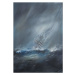 Vincent Alexander Booth - Obrazová reprodukce HMS Beagle in Storm off Cape Horn 24th December183