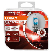 OSRAM HB4 Night breaker LASER +150% 9006NL-HCB 51W 12V duobox