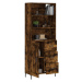 vidaXL Skříň highboard kouřový dub 69,5 x 34 x 180 cm kompozitní dřevo