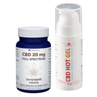 Pharma Activ CBD 20 mg Full Spectrum 30+15 tobolek + CBD HOT GEL Capsicum 75 ml