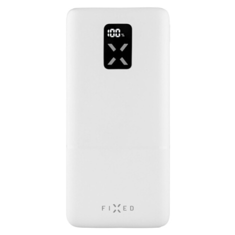 FIXED Zen 20 powerbanka s LCD a PD (Power Delivery), 20W, 20 000 mAh, bílá