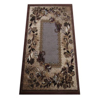 Kusový koberec Alfa hnědý 01 -150 × 300 cm
