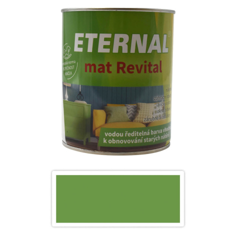 ETERNAL mat Revital - univerzální vodou ředitelná akrylátová barva 0.7 l Žlutozelená RAL 6018