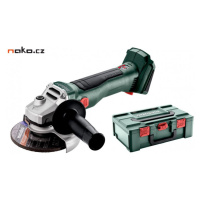 METABO W 18 L BL 9-125 aku úhlová bezuhlíková bruska v metaBOXu, bez baterií 602374840