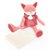 Plyšová liška Fox Sweety Doudou et Compagnie v dárkovém balení růžová 25 cm od 0 měsíců