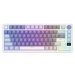 Klávesnice Royal Kludge RKM75 RGB Wireless Mechanical Keyboard, Silver switch (blue)