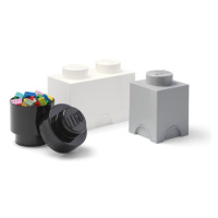 LEGO® úložné boxy Multi-Pack 3 ks - černá, bílá, šedá