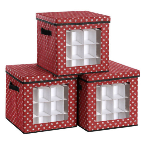 Set úložných boxů na Vánoční koule RFB029R01 (3 ks)