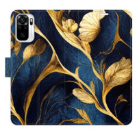 iSaprio flip pouzdro GoldBlue pro Xiaomi Redmi Note 10 / Note 10S