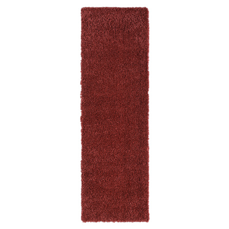 My Flair, Běhoun My Shaggy weinrot, 80x200, červená, chodba / předsíň