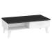 ArtCross Konferenční stolek NORDIS-07 | 2D Barva: Dub sonoma tmavý/bílá