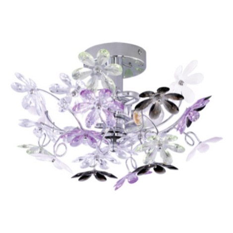 Reality Flower nástěnná lampa chrom r20012017 RER20012017