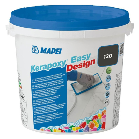 Spárovací hmota Mapei Kerapoxy Easy Design černá 3 kg R2T MAPXED3120