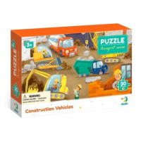 TM Toys DODO Puzzle Profese Stavební stroje 30 dílků