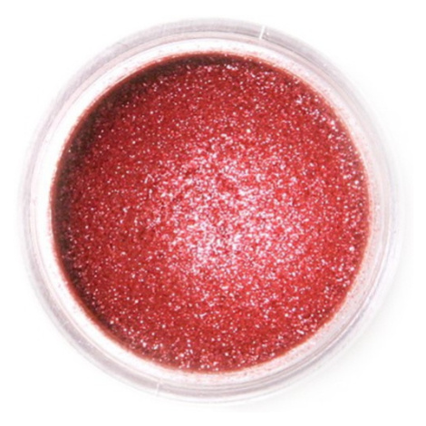 Jedlá prachová perleťová barva Fractal - Sparkling Deep Red, Szikrázó vörös (3,5 g)