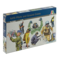 Model Kit figurky 1246 - NATO PILOTS AND GROUND CREW (1:72)