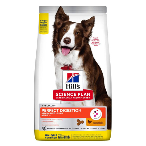 Hill's Science Plan Canine Adult Perfect Digestion Medium - 2 x 2,5 kg