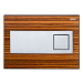 Liv-Fluidmaster Liv Ruby Eco zebrano 70107 - Ovládací tlačítko pro dvojité splachování - dřevo