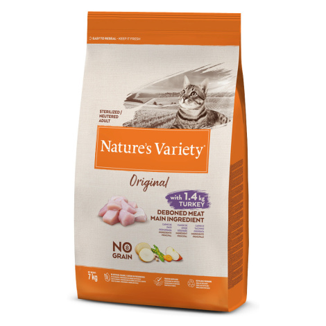 Nature's Variety Original No Grain Sterlised krůtí - výhodné balení 2 x 7 kg Nature’s Variety