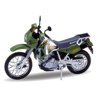 Kovový model motorky '02 kawasaki klr 650 1:18