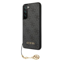 Guess 4G Charms Zadní Kryt pro Samsung Galaxy S23 Grey