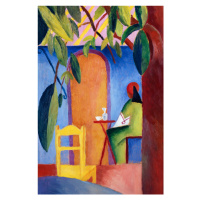 Obrazová reprodukce Turkish Cafe No.2 (Abstract Bistro Painting) - August Macke, 26.7x40 cm