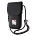 Pouzdro Hello Kitty PU Daydreaming Logo Leather Wallet Phone Bag Black