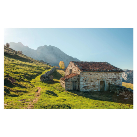 Komar Vliesová fototapeta Picos de Europe Alm 450 x 280 cm
