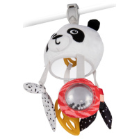 CANPOL babies Senzorická závěsná cestovní hračka PANDA s klipem BabiesBoo