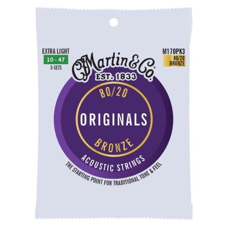 Martin Originals Extra Light 3-Pack Martin System