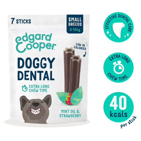 Edgard & Cooper Doggy Dental jahoda/máta S 4× 105 g