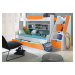 ArtBed Dětská patrová postel SEGAN Barva: Oranžová