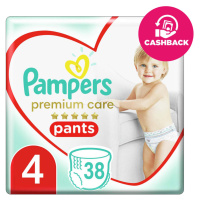 Pampers Premium Care Pants 4 MAXI 9-15 kg 38 ks
