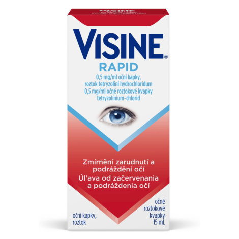 Visine Rapid 0,5 mg/ml oční kapky 15 ml