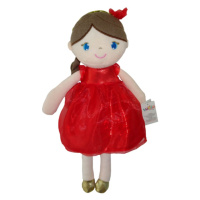 Tulilo Hadrová panenka Inez, Tulilo, 38 cm - červená