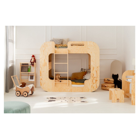 MUNDO Dětská palanda domeček Mila ADEKO Rozměry: 80 x 200 cm