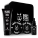 Angry Beards Jack Saloon olej na vousy 30 ml + balzám na vousy 50 ml + vosk na vousy 30 ml + šam