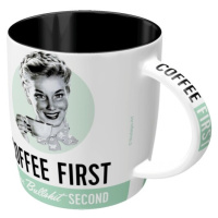 Hrnek Coffee First, Bullshit Second