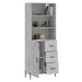 vidaXL Skříň highboard betonově šedá 69,5x34x180 cm kompozitní dřevo